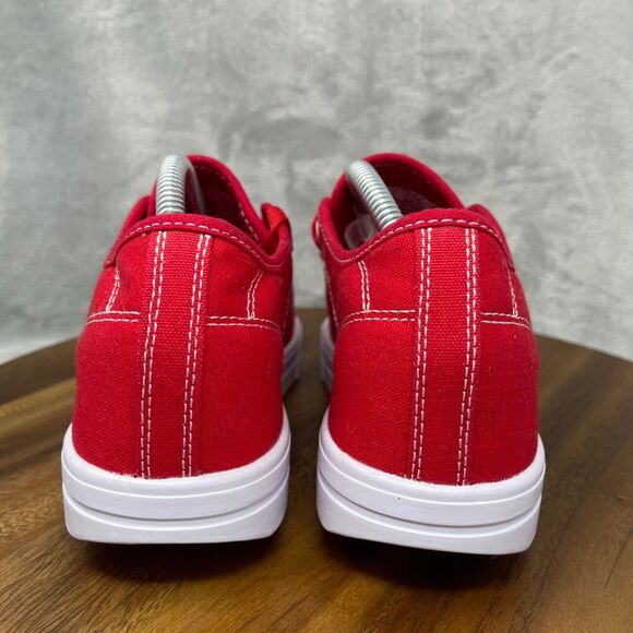 Heelys Skate Shoes Youth Size 4 Red White Canvas Lace Up Pro 20 HES10456 - Picture 5 of 13